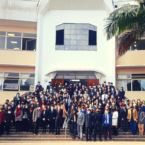 Alunos do Ensino Médio atuando no STMUN, 2022