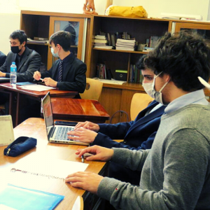 Alunos do Ensino Médio atuando no STMUN, 2022